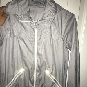 Light grey Lululemon raincoat size 2
